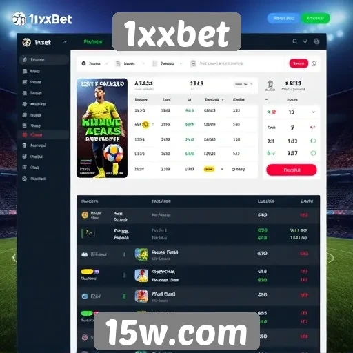 Navegação e interface do usuário no 1xxbet